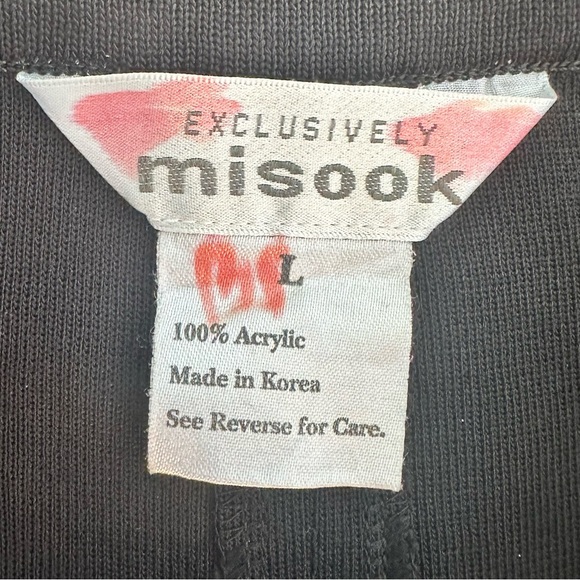 Misook Black Dress Pants Hardly Worn Great For Work & Nice Occasions Size Large - Picture 3 of 7